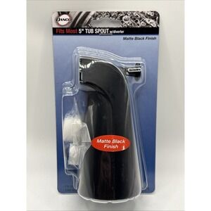 NIB! Danco Matte Black  Universal Bathroom Tub Spout with Diverter 11079